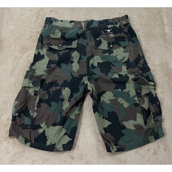 Vintage LRG Lifted Research Group Cargo Shorts Men 32(34) Ripstop Camouflage EUC - Picture 5 of 11